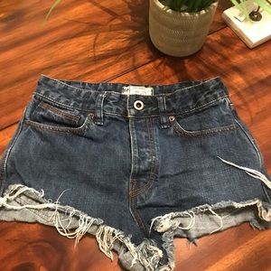 Free people high waist shorts